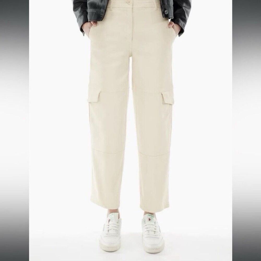 Aritzia Wilfred Maeve Cargo Pant Womens Size 00 Birch Beige